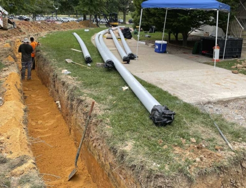 CCBC Essex Wellness Building Hot Water Underground Pipe Replacement